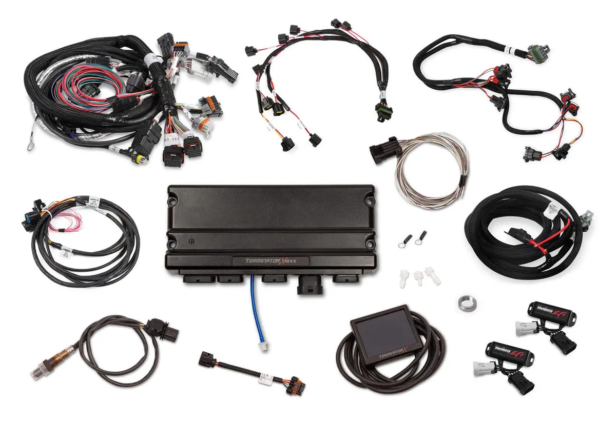 Holley Efi 550-1424 Terminator X Max Engine Controller For 13-24 Gen 3 Hemi With Bosch Ev1 Injectors & Drive-By-Wire Throttle Body 1