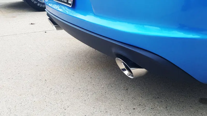 Corsa 2015-2016 Dodge Charger R/T W/ Pursuit Valance 2.5In Inlet / 4In Outlet Polished Tip Kit 1