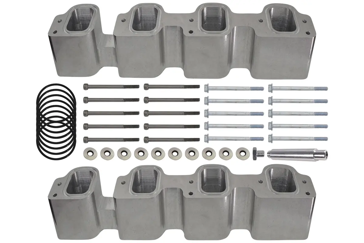 Gen 5 L83 L86 Lt1 Cylinder Head To Lt4 Tall Supercharger Adapter Plates Intake 1