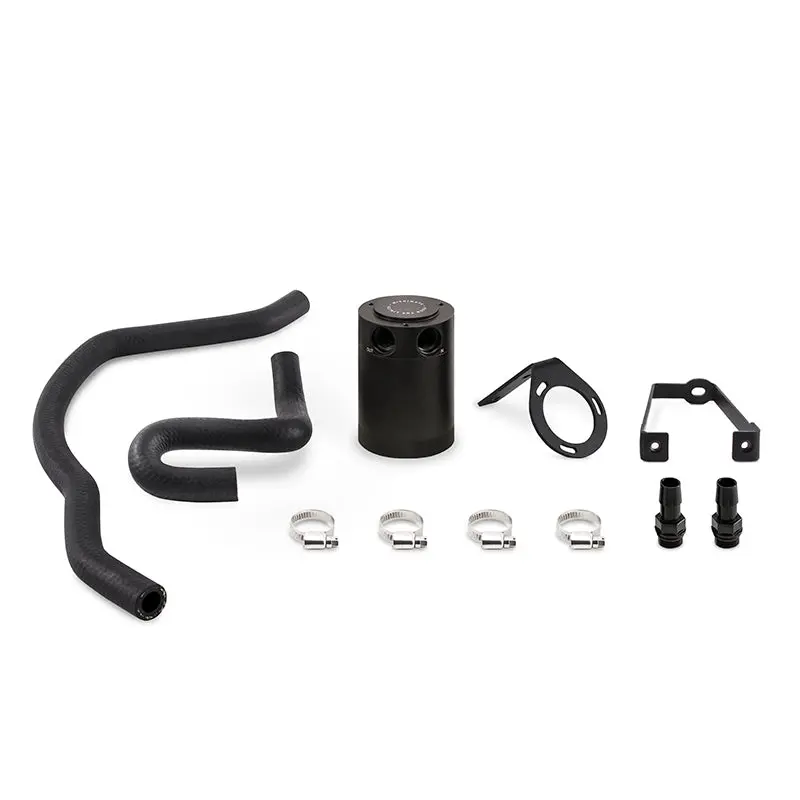 Mishimoto 2015+ Dodge Charger / 2015+ Chrysler 300C 6.4L Direct Fit Oil Catch Can Kit - Black 1