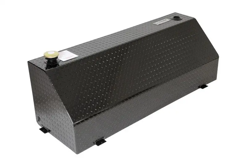 Deezee Universal Tanks - Wedge Rectangle Black Tread Aluminum 1