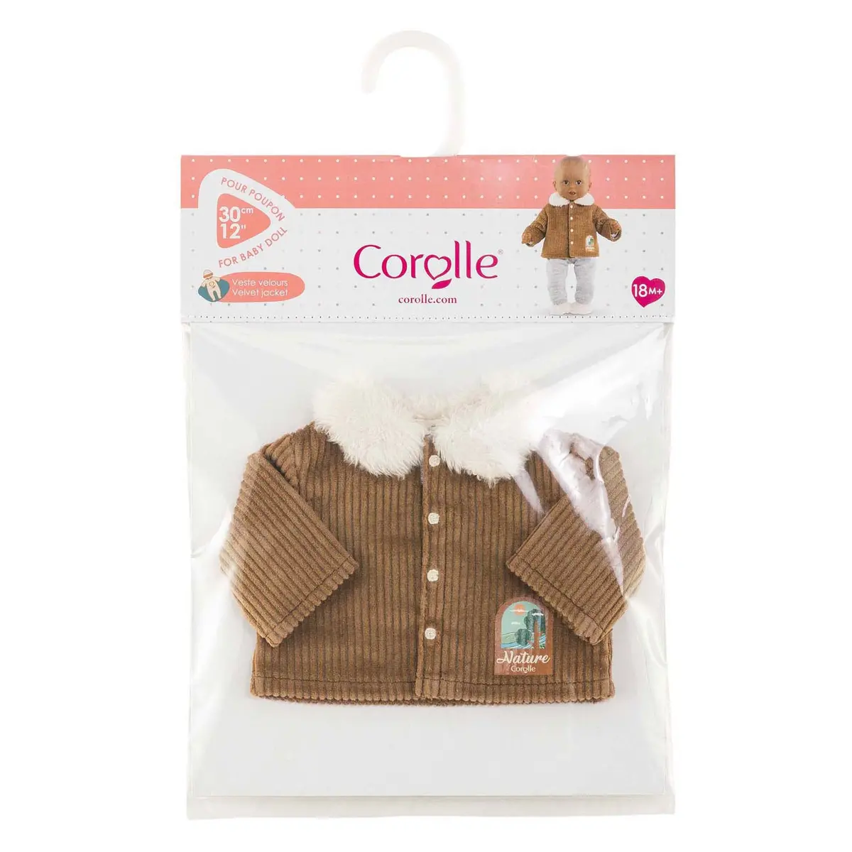 Corolle Velours Jasje Kleine Ontdekker - 30Cm 2