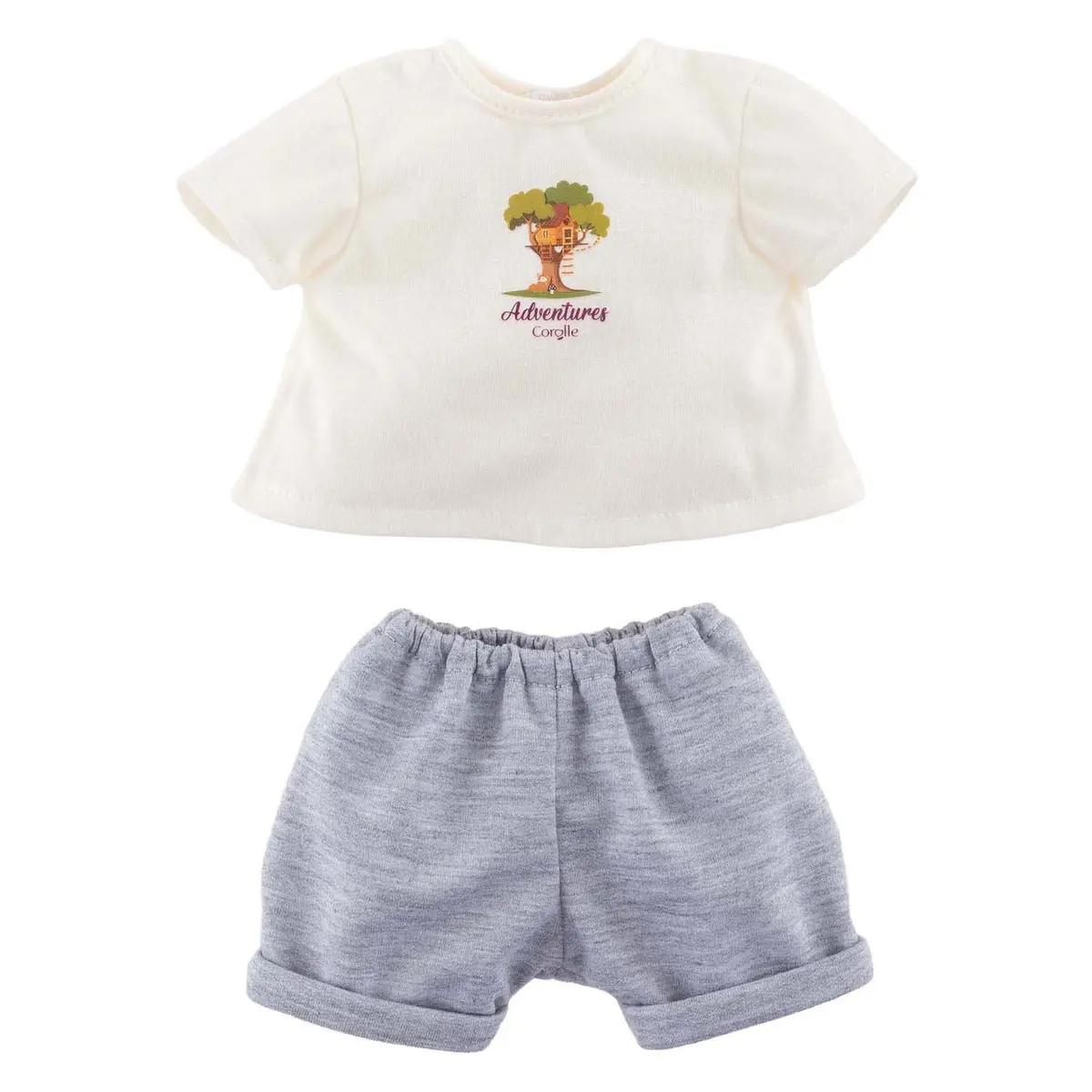 Corolle T-Shirt Met Korte Broek Kleine Ontdekker - 36Cm 1