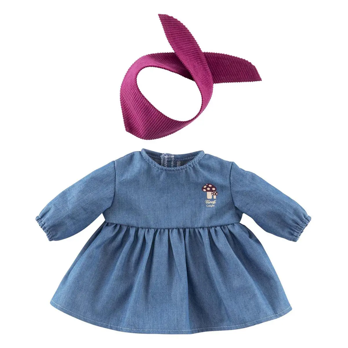 Corolle Jeans Poppennurk Met Sjaal Kleine Ontdekker - 42Cm 1