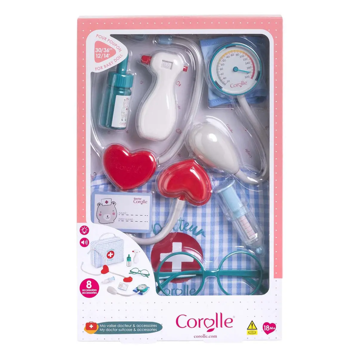 Corolle Dokterstas Met 8 Accessoires 2