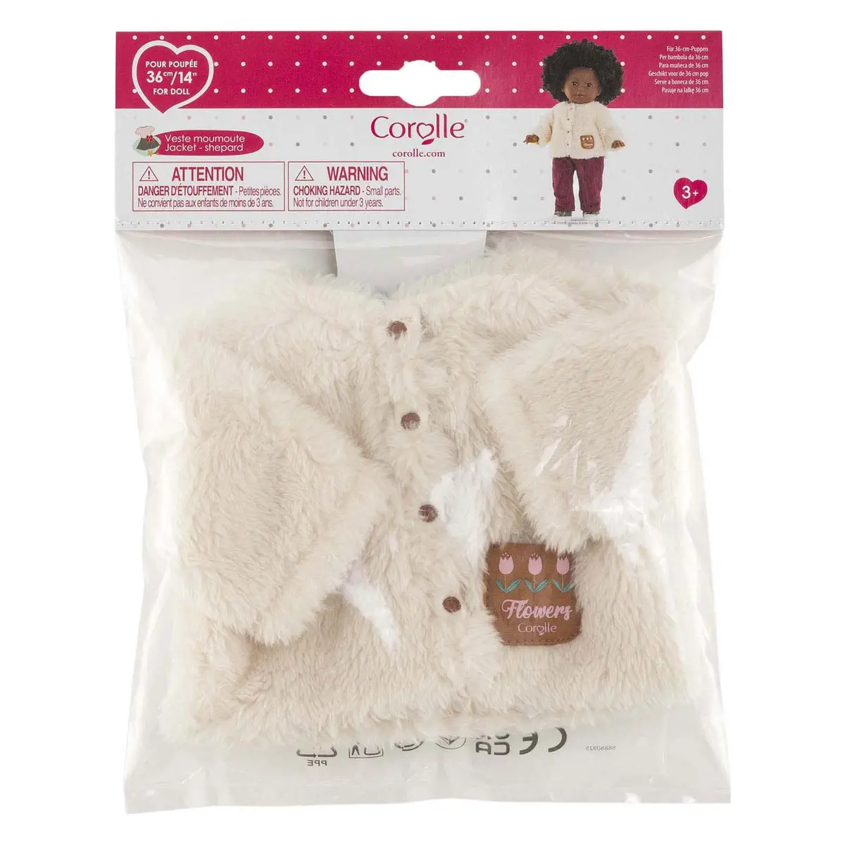 Corolle Ma Gevoerde Poppen Jas - Kleine Ontdekker - 36Cm 2