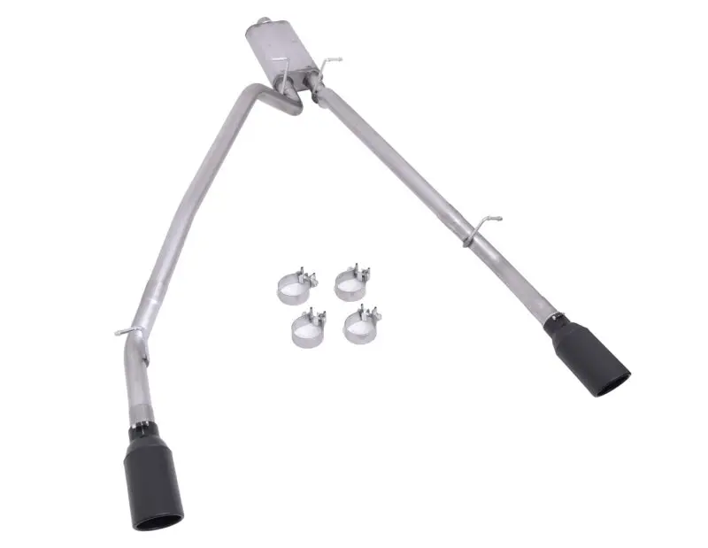 Gibson 2025 Ram 1500 3.0L I6 Dohc 2.5In Cat-Back Dual Split Exhaust - Black 1