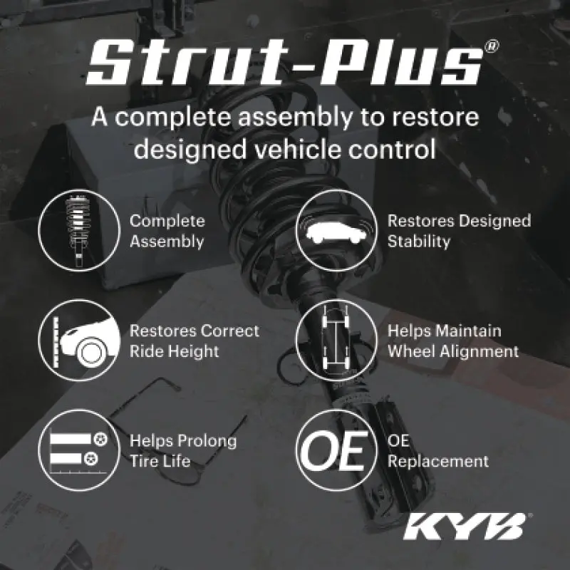 Kyb 16-20 Jeep Grand Cherokee 3.6L (W/O Load Level & Elec. Susp.) Strut-Plus Assembly - Front Left 2