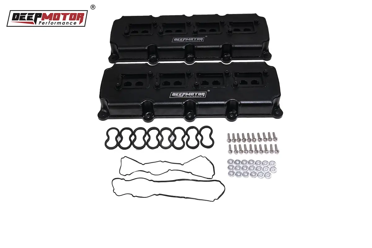 Deepmotor Fabricated Aluminum Valve Covers For Gen 3 Iii Hemi 5.7L 6.1L 6.4L 1