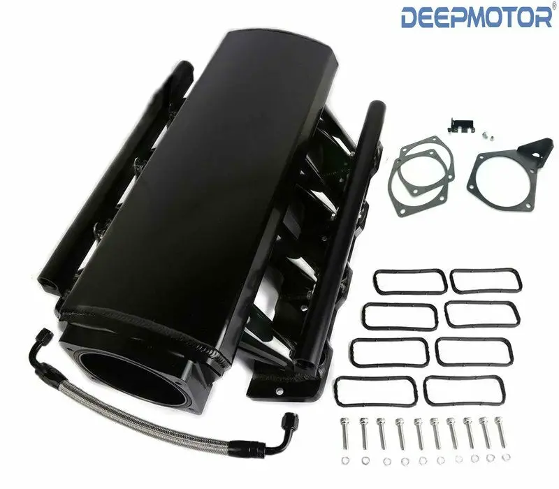 Deepmotor Ls1 Ls2 Ls6 102Mm Fabricated Intake Manifold+ Fuel Rails +Tb Bracket 1