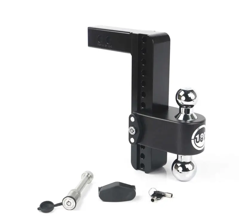 Weigh Safe 180 Hitch 10In Drop Hitch & 2In Shank (10K/12.5K Gtwr) W/Ws05 - Black Cerakote 1