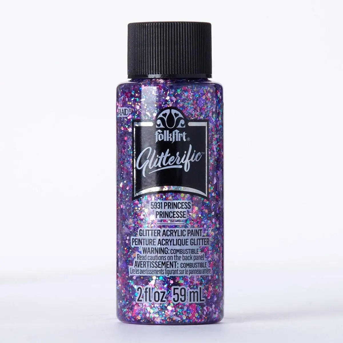 Folkart • Glitterific Acrylic Paint Princess 59Ml 1
