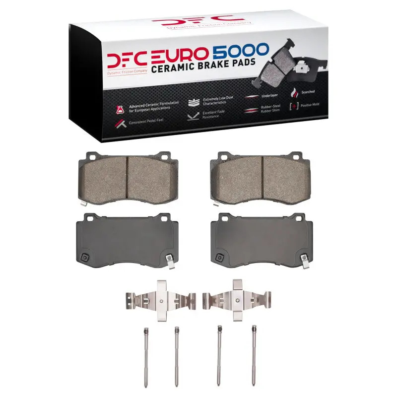 Dfc 05-23 Chrysler 300 Front Euro 5000 Ceramic Brake Pads And Hardware Kit 1