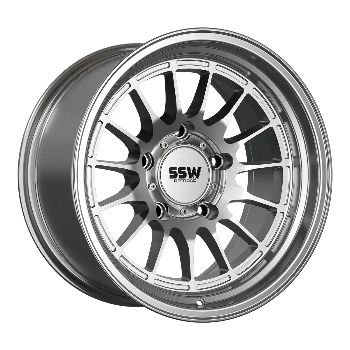 Dakar / Machined Silver / 17X9.0 +0 (5 Lug) 1