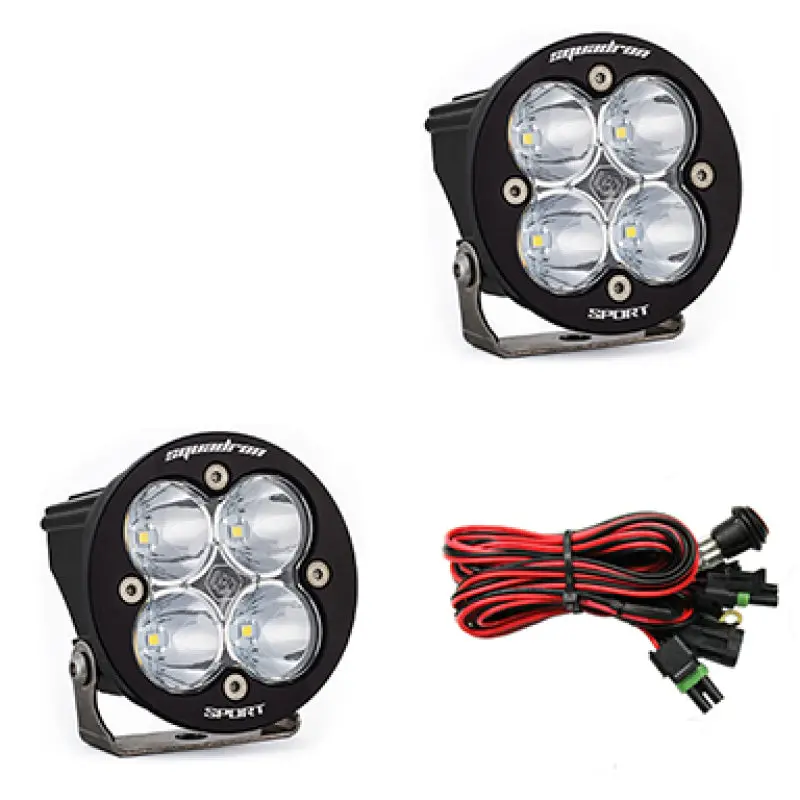 Baja Designs Squadron R Sport Work/Scene Pair Led Light Pods - Clear 1