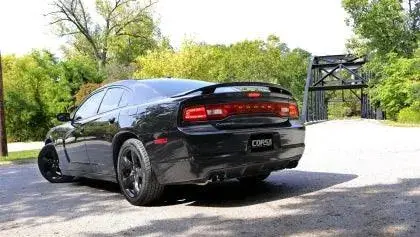 Corsa 11-14 Dodge Charger Sxt 2.5In Sport Cat-Back Dual Rear Exit W/ Twin 3.0In Black Tips 2