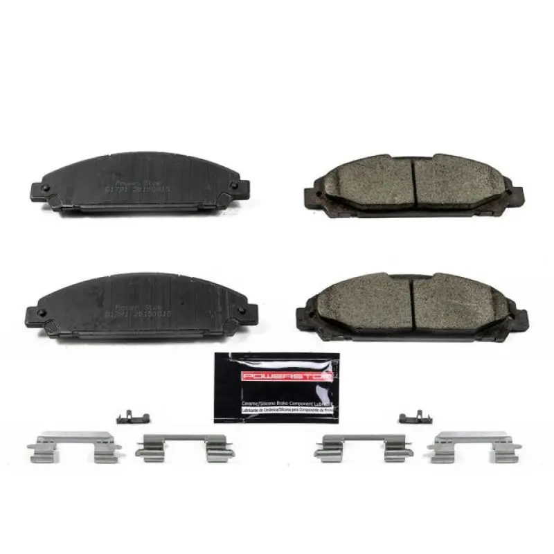 Power Stop 15-19 Ford Mustang Front Z23 Evolution Sport Brake Pads W/Hardware 1