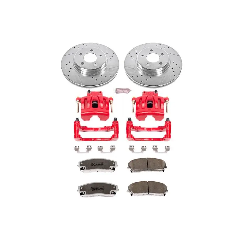 Power Stop 05-11 Chrysler 300 Front Z26 Street Warrior Brake Kit W/Calipers 1