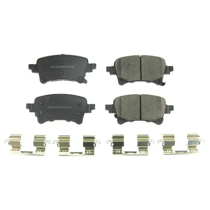 Power Stop 2020 Jeep Gladiator Rear Z17 Evolution Ceramic Brake Pads W/Hardware 1