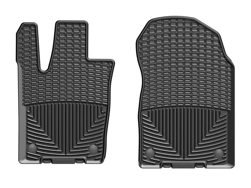 Weathertech 2016+ Jeep Grand Cherokee / Dodge Durango Front Rubber Mats - Black 1