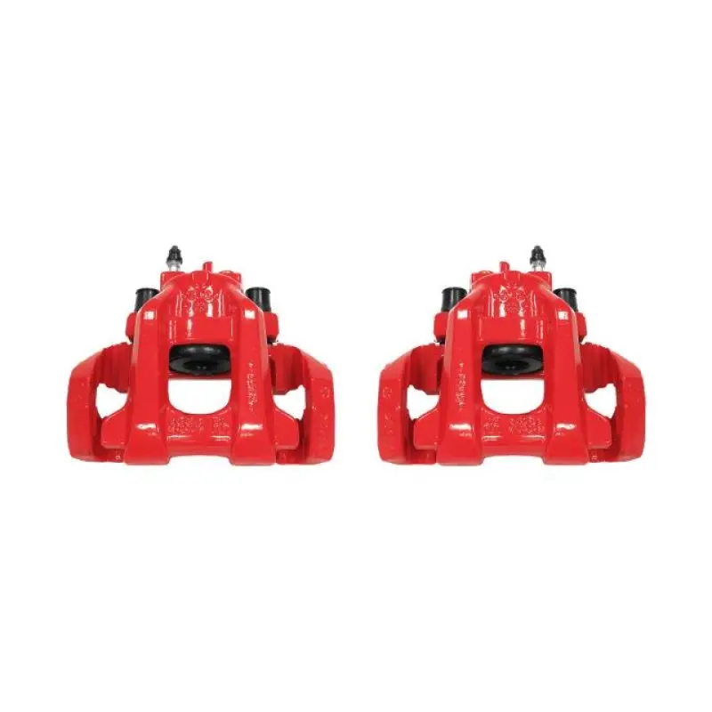 Power Stop 11-17 Dodge Durango Rear Red Calipers W/Brackets - Pair 1