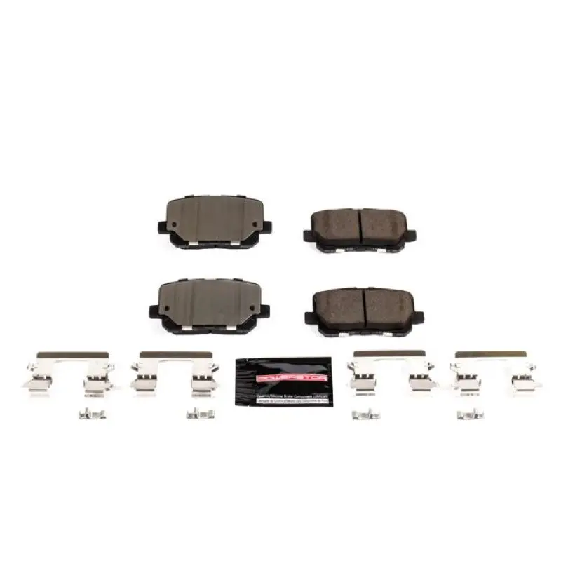 Power Stop 14-19 Dodge Charger Rear Z23 Evolution Sport Brake Pads W/Hardware 1