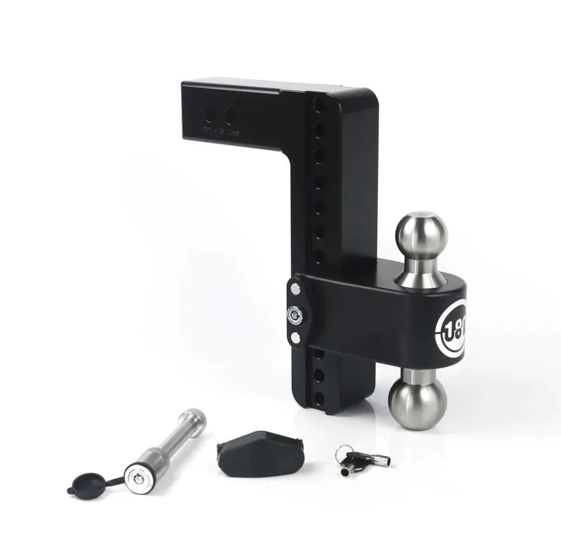 Weigh Safe 180 Hitch 10In Drop Hitch & 2.5In Shank (10K/18.5K Gtwr) W/Ws05 - Black Cerakote 1