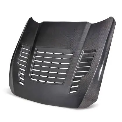 Anderson Composites 2024 Ford Mustang Type-Gt4 Double-Sided Carbon Fiber Hood 1