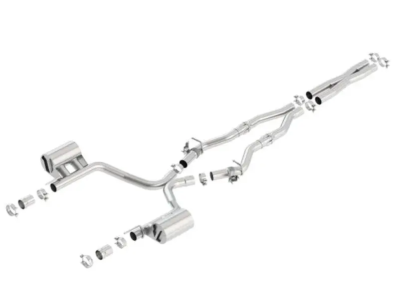 Borla Atak W/ Active Exhaust Valves 16-23 Dodge Challenger Hellcat 6.2L 1
