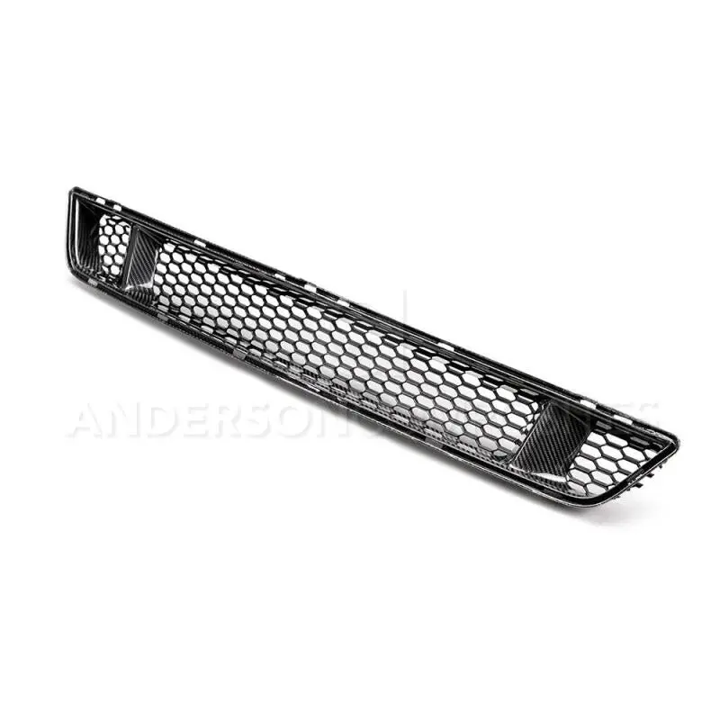 Anderson Composites 15-17 Ford Mustang Front Carbon Fiber Lower Grille 1