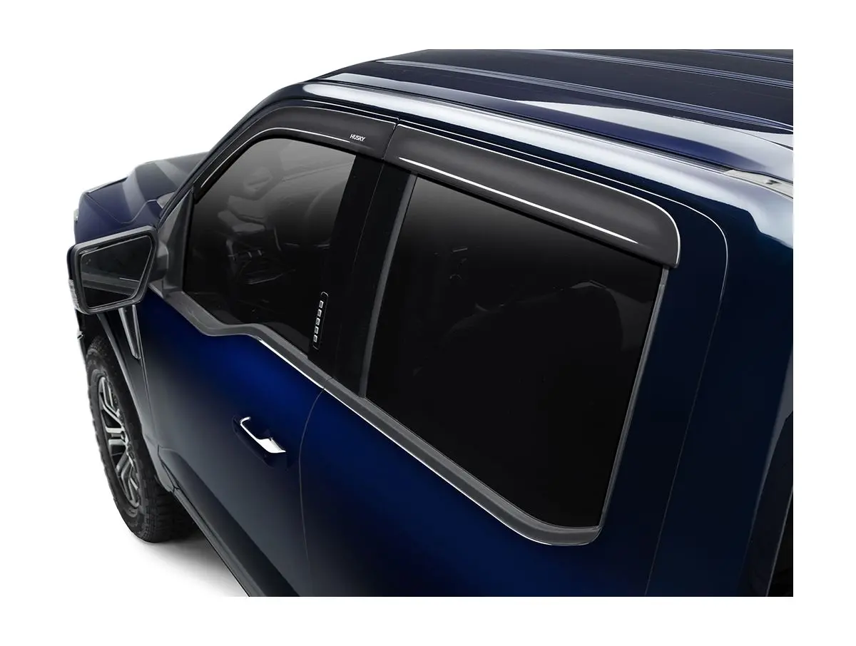 Husky Liners 19-26 Ram 1500 / Trx/ Rho Crew Cab Ventvisor Low Profile (4Pc) - Smoke 2