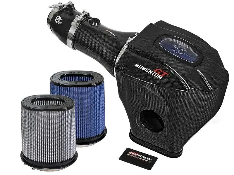 Afe Momentum Gt Black Series Carbon Fiber Cais 2017-2018 Dodge Challenger/Charger Srt Hellcat V8-6.2L(Sc) 1