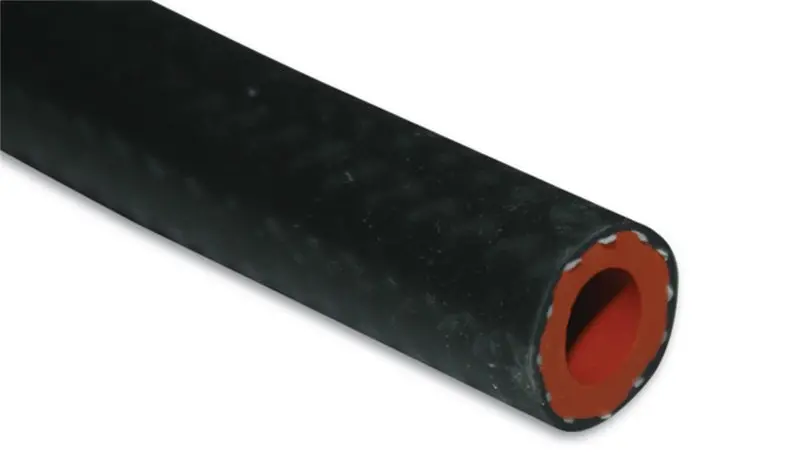 Vibrant 1In (25Mm) I.D. X 20 Ft. Silicon Heater Hose Reinforced - Black 2
