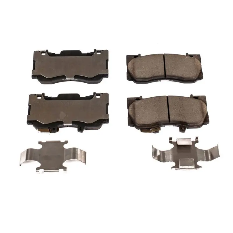 Power Stop 15-19 Ford Mustang Front Z17 Evolution Ceramic Brake Pads W/Hardware 1