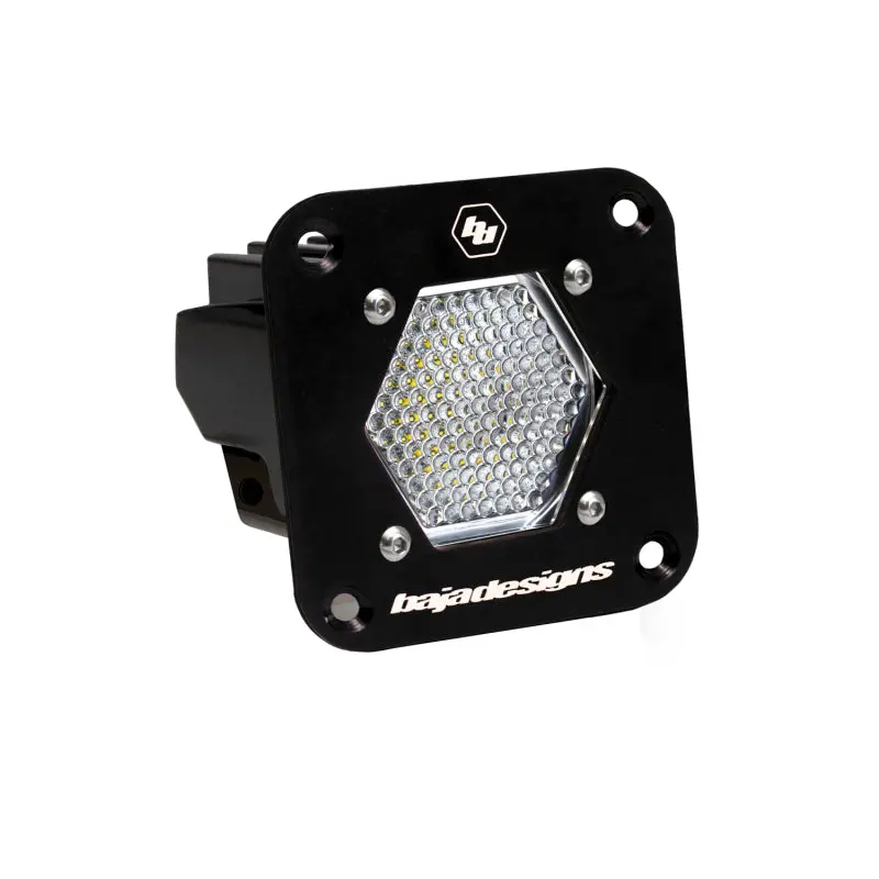 Baja Designs Led Light Pod Flush Mount Clear S1 Work/Scene Pattern 1