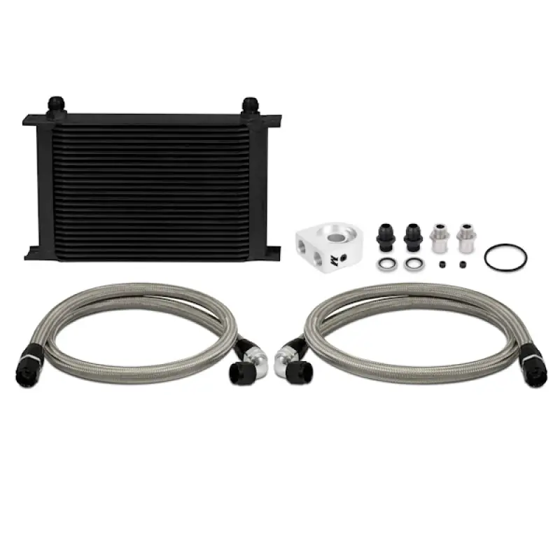Mishimoto Universal 25 Row Oil Cooler Kit (Black Cooler) 2