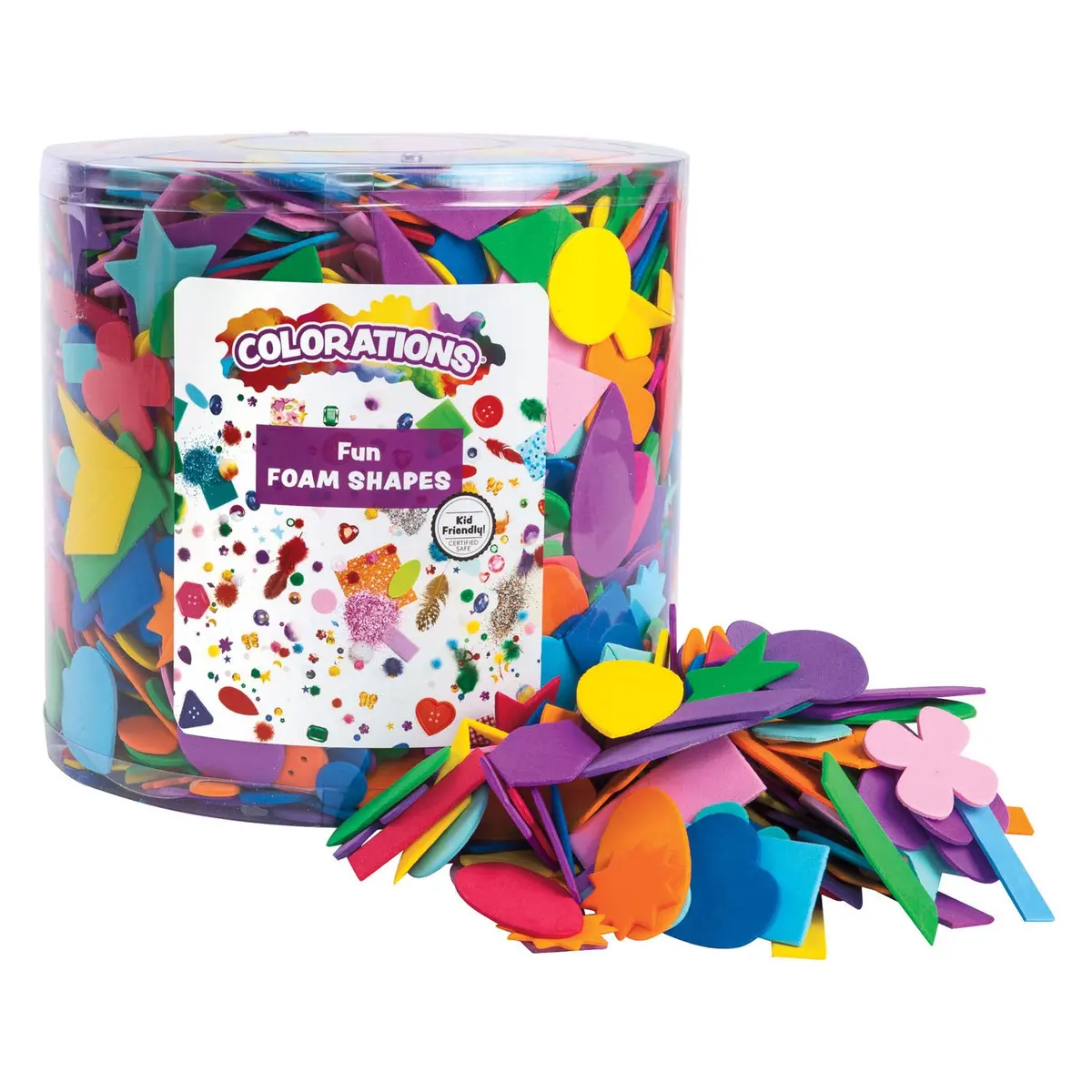 Colorations - Foam Knutselvormpjes - 227Gr. 1