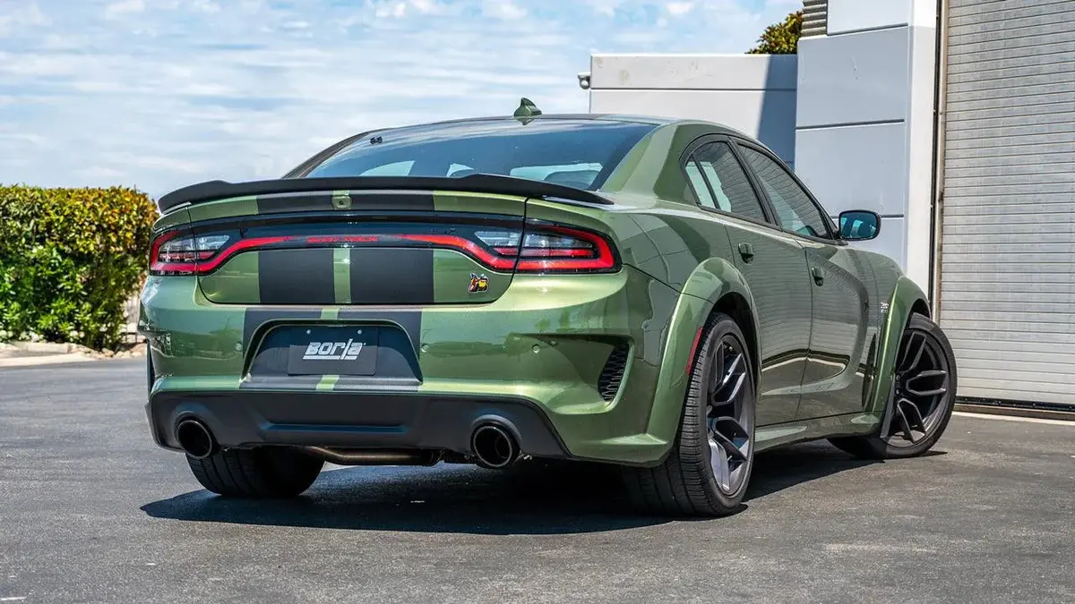 Borla Exhaust Tips Black 2015-2023 Dodge Charger & 300 Srt 1