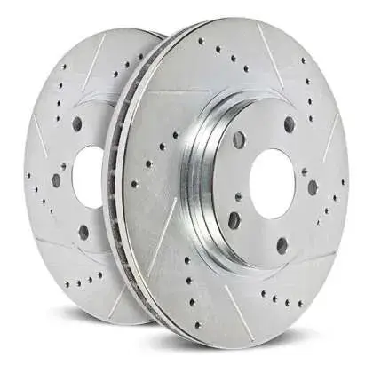 Powerstop 2021-2024 Dodge Durango Srt / R/T (Tow N Go) Front Evolution Drilled & Slotted Rotors - Pair 1
