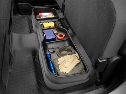 Weathertech 2019+ Ram 1500 Crew Cab Black Underseat Storage System (Req Oe Storage Removal) 1