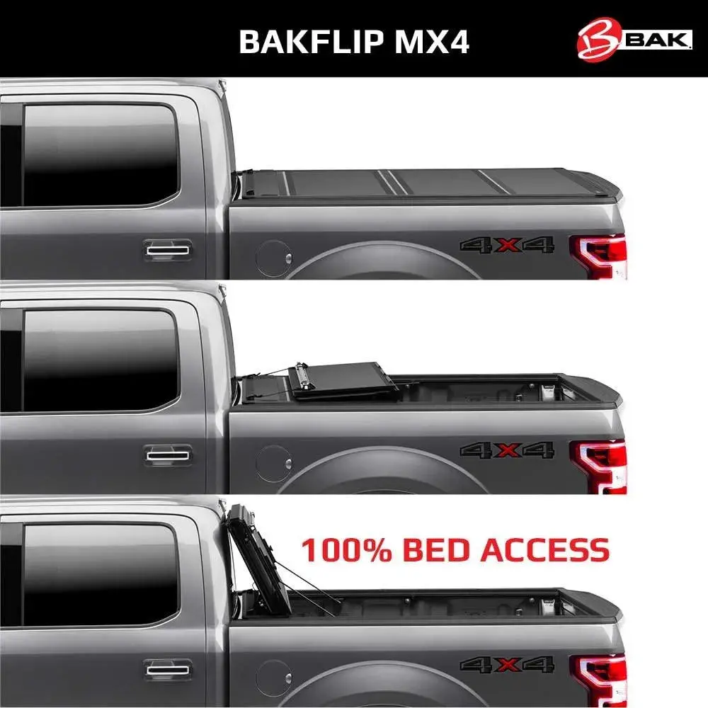 Bak 12-23 Ram 1500/2500 6Ft 4In Bed (W/ Ram Box) Bakflip Mx4 Matte Finish 1