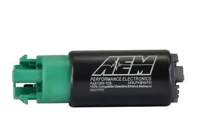 Aem 340Lph 65Mm Fuel Pump Kit W/ Mounting Hooks - Ethanol Compatible 50-1215 1