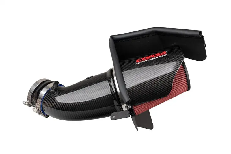 Corsa 2019-2023 Dodge Challenger Srt/Hellcat/Redeye/Demon Carbon Fiber Air Intake W/ Drytech Filter 1