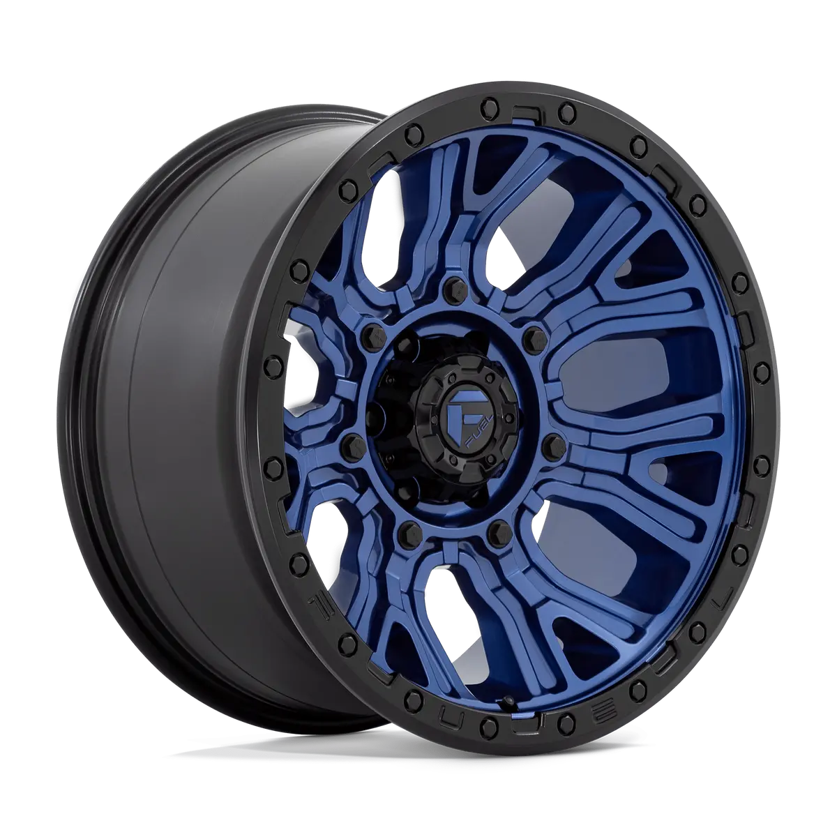 Fuel Traction Dark Blue W/ Black Ring Wheel 1