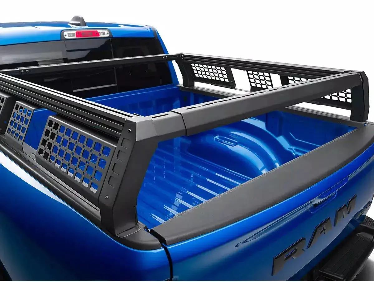 Realtruck Gorack/Overland Truck Rack | Fits 2019-2026 Ram 1500, 5.7' Bed - Black | 9550101 1
