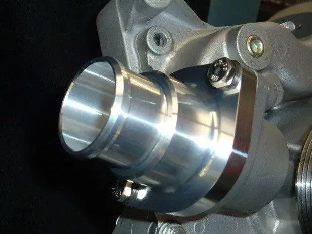 Stanke Motorsports - Hemi Billet Cnc Thermostat Water Neck 1