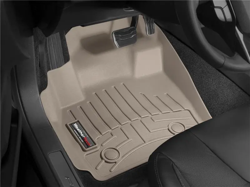 Weathertech 11+ Dodge Challenger Front Floorliner - Tan 2