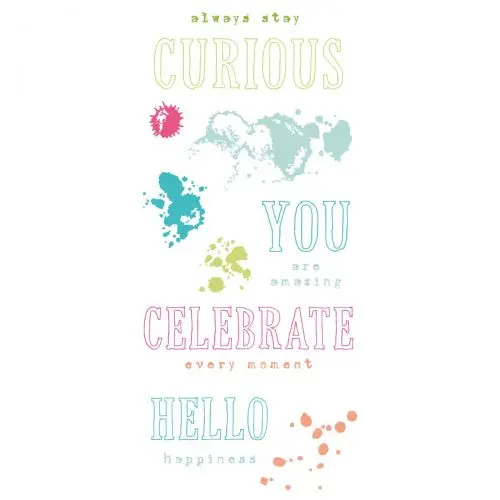 Sizzix • Clear Stamps Set Hello You Sentiments 13Pcs 1