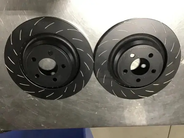 Scratch & Dent Ebc Racing 2015-2023 Dodge Charger / Challenger Srt / Scatpack 4 Piston Rear Rotors 1