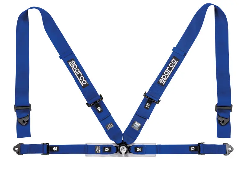 Sparco Belt 4Pt 3In/2In Competition Harness - Blue 1